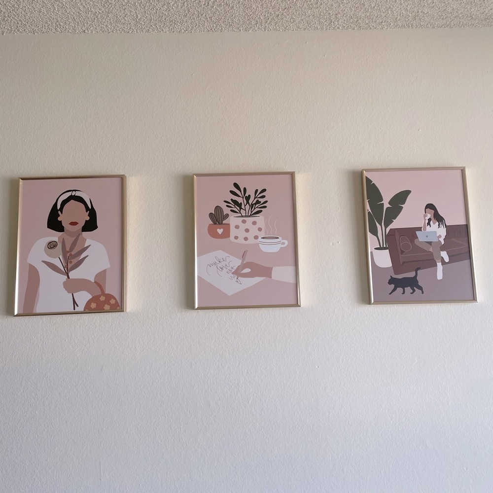 Aesthetic canvas art